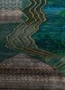 manchaha green wool and silk hand knotted Rug - CloseUp manchaha green wool and silk hand knotted Rug - CloseUp