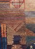 manchaha blue wool and bamboo silk hand knotted Rug - CloseUp