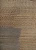 manchaha gold wool and bamboo silk hand knotted Rug - CloseUp