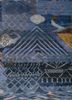 manchaha blue wool and bamboo silk hand knotted Rug - CloseUp manchaha blue wool and bamboo silk hand knotted Rug - CloseUp