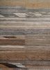 manchaha gold wool and bamboo silk hand knotted Rug - CloseUp