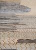 manchaha ivory wool and bamboo silk hand knotted Rug - CloseUp