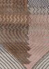 manchaha ivory wool and bamboo silk hand knotted Rug - CloseUp
