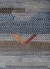 manchaha blue wool and bamboo silk hand knotted Rug - CloseUp manchaha blue wool and bamboo silk hand knotted Rug - CloseUp