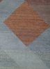 manchaha blue wool and bamboo silk hand knotted Rug - CloseUp manchaha blue wool and bamboo silk hand knotted Rug - CloseUp