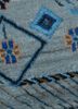 manchaha blue wool and bamboo silk hand knotted Rug - CloseUp manchaha blue wool and bamboo silk hand knotted Rug - CloseUp