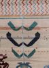 freedom manchaha grey and black wool and bamboo silk hand knotted Rug - CloseUp