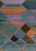 freedom manchaha blue wool and bamboo silk hand knotted Rug - CloseUp freedom manchaha blue wool and bamboo silk hand knotted Rug - CloseUp