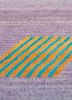 freedom manchaha pink and purple wool and bamboo silk hand knotted Rug - CloseUp