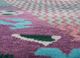 freedom manchaha pink and purple wool and bamboo silk hand knotted Rug - CloseUp