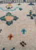freedom manchaha ivory wool and bamboo silk hand knotted Rug - CloseUp