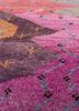 freedom manchaha pink and purple wool and bamboo silk hand knotted Rug - CloseUp