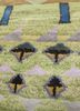 freedom manchaha green wool and bamboo silk hand knotted Rug - CloseUp freedom manchaha green wool and bamboo silk hand knotted Rug - CloseUp