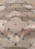 freedom manchaha beige and brown wool and bamboo silk hand knotted Rug - CloseUp