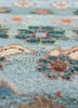 freedom manchaha blue wool and bamboo silk hand knotted Rug - CloseUp freedom manchaha blue wool and bamboo silk hand knotted Rug - CloseUp