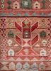 freedom manchaha red and orange wool and bamboo silk hand knotted Rug - CloseUp freedom manchaha red and orange wool and bamboo silk hand knotted Rug - CloseUp