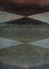 freedom manchaha blue wool and bamboo silk hand knotted Rug - CloseUp