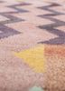 manchaha green wool and bamboo silk hand knotted Rug - CloseUp