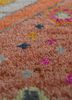 manchaha red and orange wool and bamboo silk hand knotted Rug - CloseUp manchaha red and orange wool and bamboo silk hand knotted Rug - CloseUp