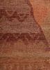 manchaha red and orange wool hand knotted Rug - CloseUp manchaha red and orange wool hand knotted Rug - CloseUp