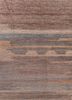 manchaha red and orange wool hand knotted Rug - CloseUp