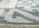 thyme blue afghan wool hand knotted Rug - CloseUp thyme blue afghan wool hand knotted Rug - CloseUp