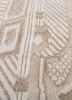 khidki ivory wool and bamboo silk hand knotted Rug - CloseUp khidki ivory wool and bamboo silk hand knotted Rug - CloseUp