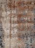 uvenuti ivory wool and bamboo silk hand knotted Rug - CloseUp