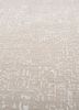 uvenuti grey and black wool and bamboo silk hand knotted Rug - CloseUp