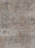 entropy grey and black wool and bamboo silk hand knotted Rug - CloseUp