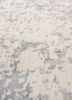 uvenuti grey and black wool and bamboo silk hand knotted Rug - CloseUp