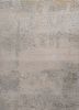 uvenuti grey and black wool and bamboo silk hand knotted Rug - CloseUp uvenuti grey and black wool and bamboo silk hand knotted Rug - CloseUp