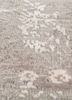 uvenuti grey and black wool and bamboo silk hand knotted Rug - CloseUp