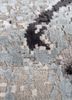 uvenuti grey and black wool and bamboo silk hand knotted Rug - CloseUp uvenuti grey and black wool and bamboo silk hand knotted Rug - CloseUp