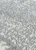 uvenuti grey and black wool and bamboo silk hand knotted Rug - CloseUp uvenuti grey and black wool and bamboo silk hand knotted Rug - CloseUp
