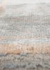 manifest grey and black wool and bamboo silk hand knotted Rug - CloseUp manifest grey and black wool and bamboo silk hand knotted Rug - CloseUp