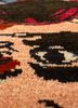 anghs red and orange wool and bamboo silk hand knotted Rug - CloseUp anghs red and orange wool and bamboo silk hand knotted Rug - CloseUp