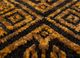azalea grey and black wool and bamboo silk hand knotted Rug - CloseUp azalea grey and black wool and bamboo silk hand knotted Rug - CloseUp