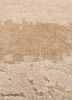 entropy blue wool and bamboo silk hand knotted Rug - CloseUp