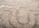 far east beige and brown wool and bamboo silk hand knotted Rug - CloseUp