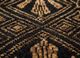 azalea grey and black wool and bamboo silk hand knotted Rug - CloseUp azalea grey and black wool and bamboo silk hand knotted Rug - CloseUp