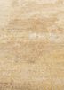 entropy gold wool and bamboo silk hand knotted Rug - CloseUp