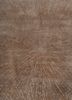 uvenuti grey and black wool and bamboo silk hand knotted Rug - CloseUp
