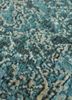 far east blue wool and silk hand knotted Rug - CloseUp far east blue wool and silk hand knotted Rug - CloseUp