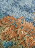 far east green wool and silk hand knotted Rug - CloseUp far east green wool and silk hand knotted Rug - CloseUp