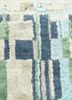 uvenuti grey and black wool and bamboo silk hand knotted Rug - CloseUp