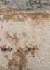 aprezo ivory wool and bamboo silk hand knotted Rug - CloseUp