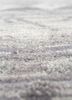 manchaha grey and black wool and silk hand knotted Rug - CloseUp