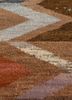 manchaha red and orange wool and silk hand knotted Rug - CloseUp manchaha red and orange wool and silk hand knotted Rug - CloseUp