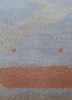 manchaha blue wool and silk hand knotted Rug - CloseUp manchaha blue wool and silk hand knotted Rug - CloseUp